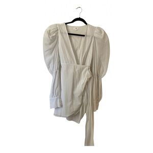 LPA white wrap dress